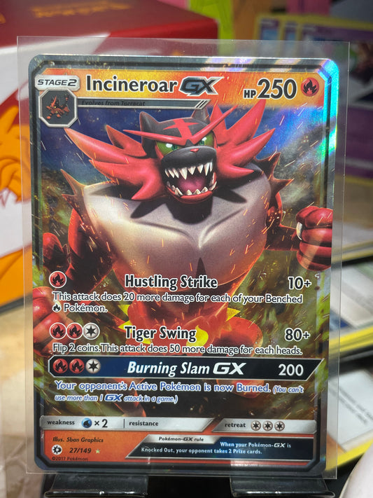 2017 Incineroar GX #27 Sun & Moon