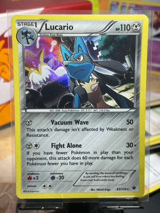 2016 Lucario [Holo] #63 Fates Collide