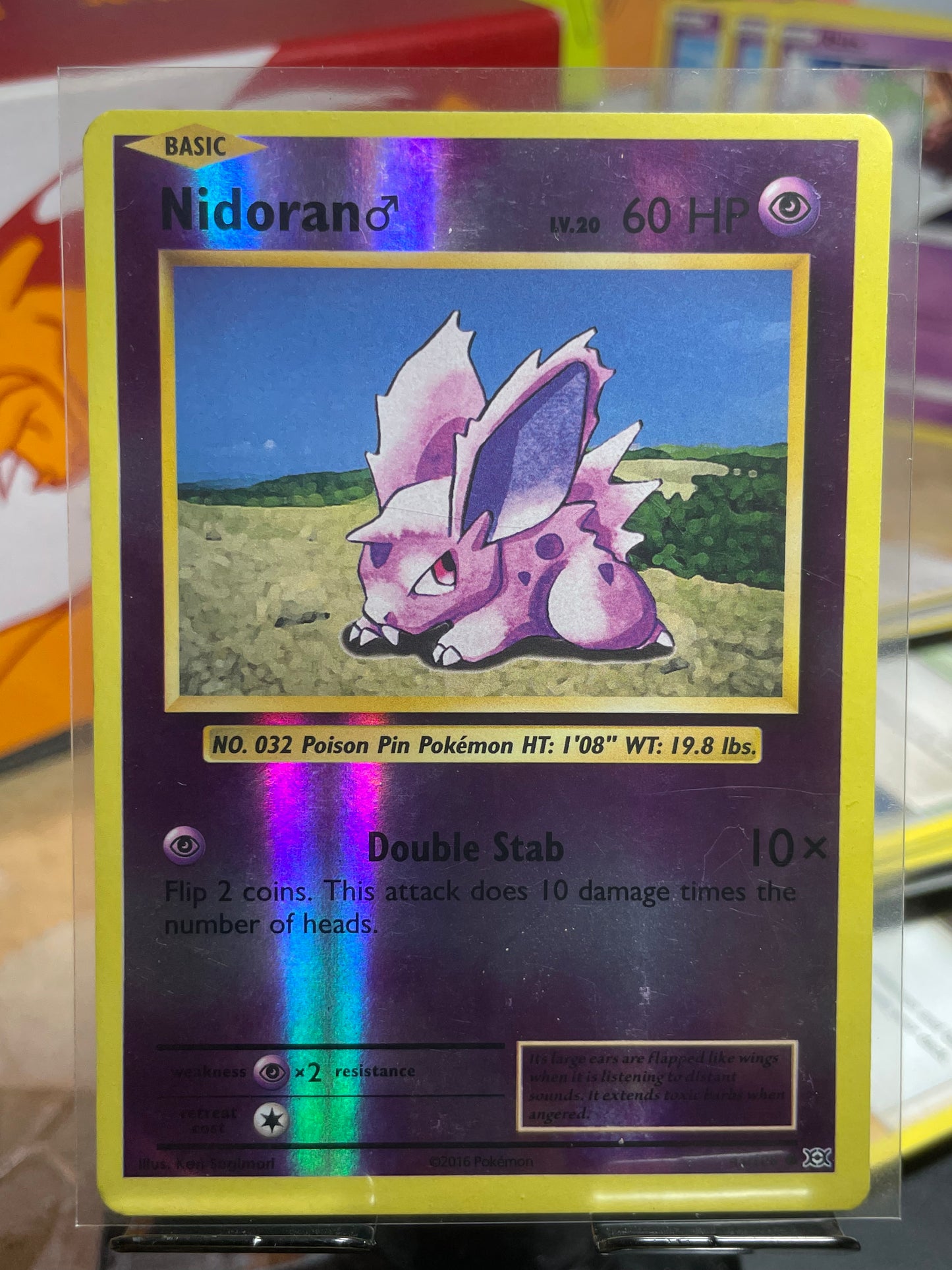 2016 Nidoran m #43 Evolutions