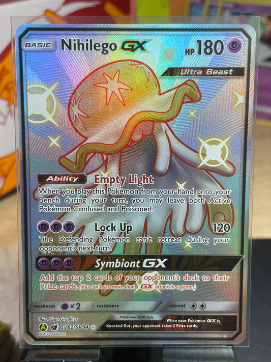 2019 Nihilego ex #SV62 Hidden Fates [NM]