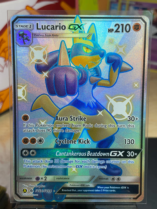 2019 Shiny Lucario GX #SV64 Hidden Fates [NM-/NM]
