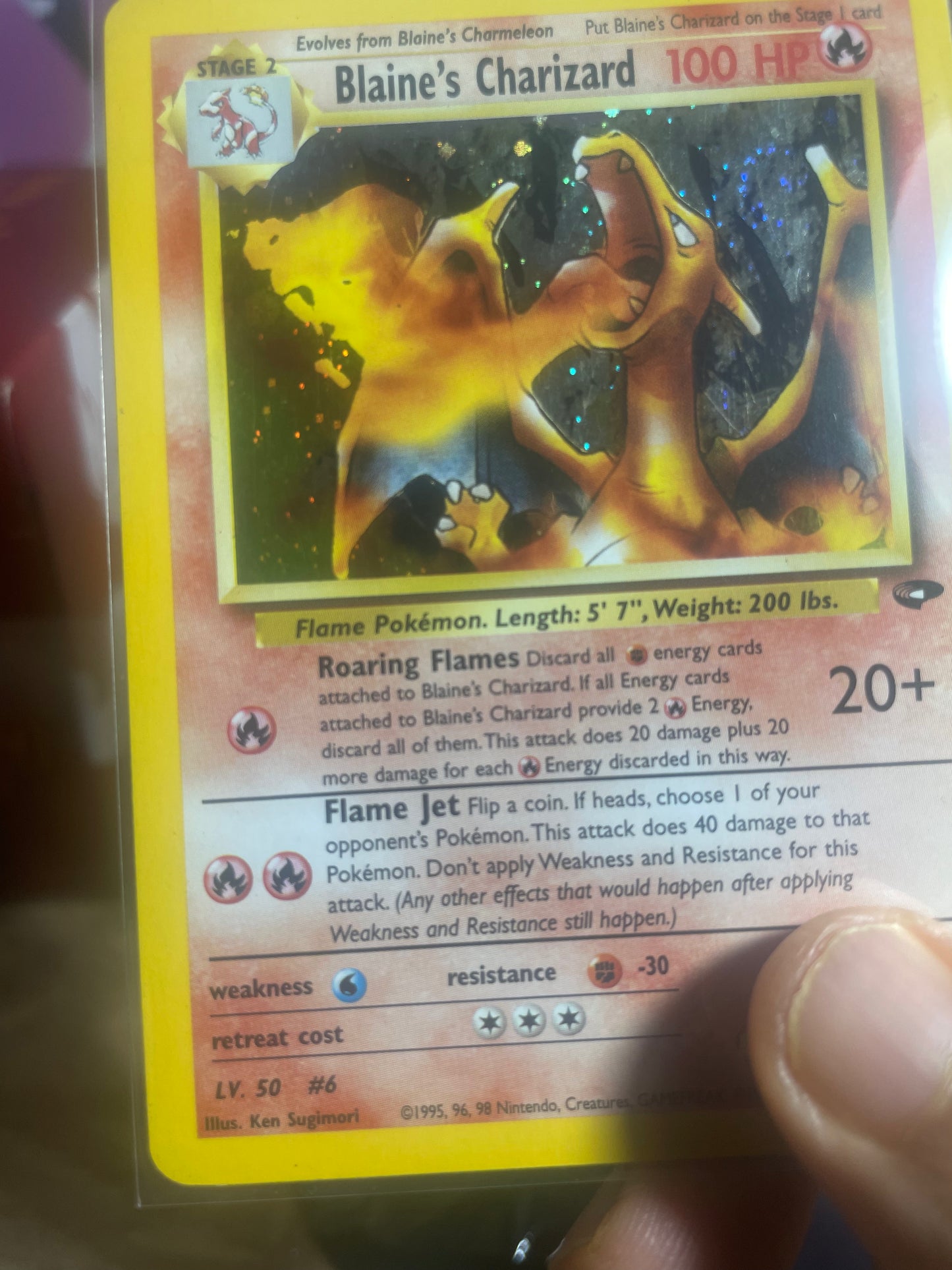 2000 Blaine's Charizard #2 Gym Challenge [MP]