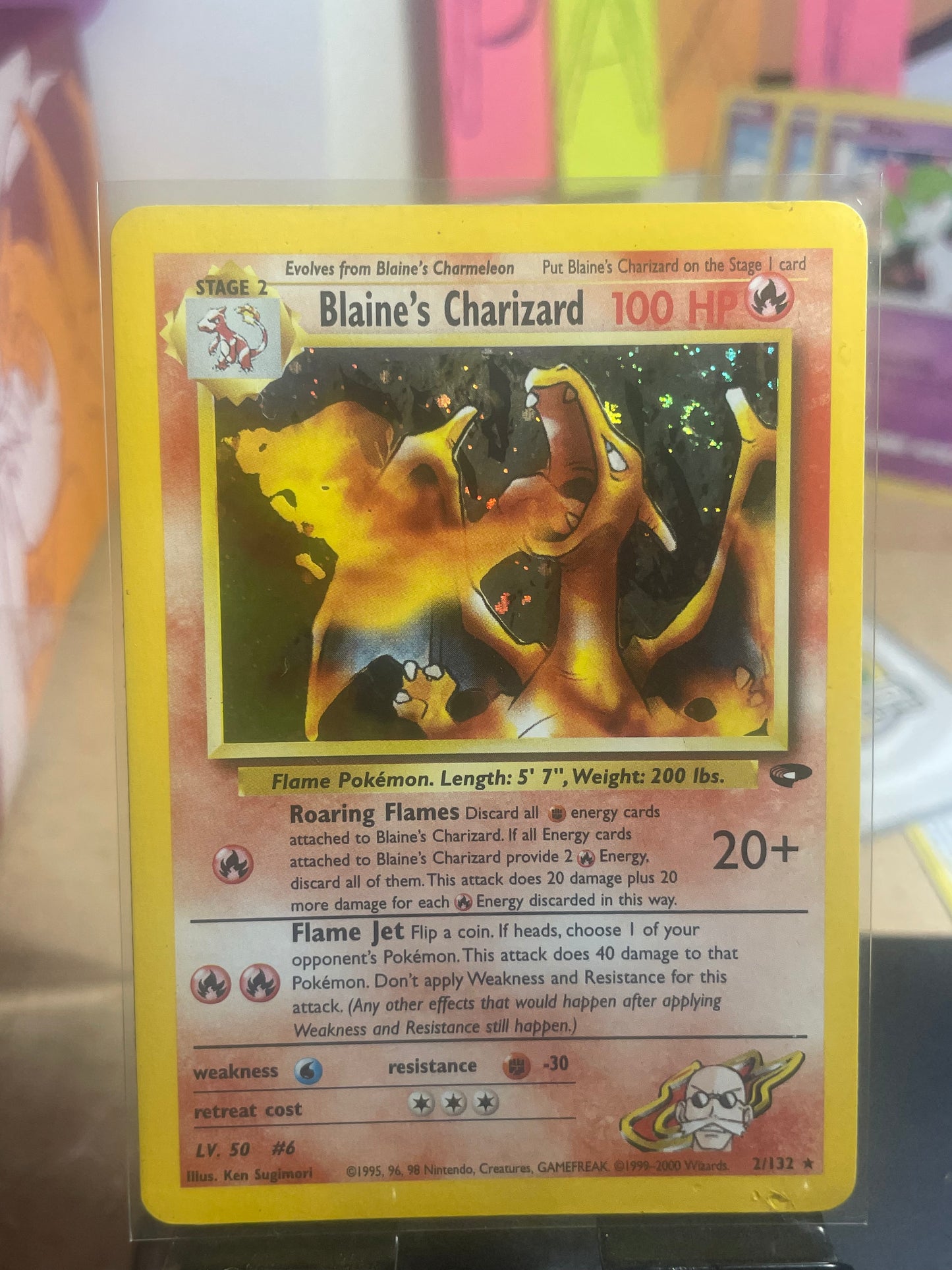 2000 Blaine's Charizard #2 Gym Challenge [MP]