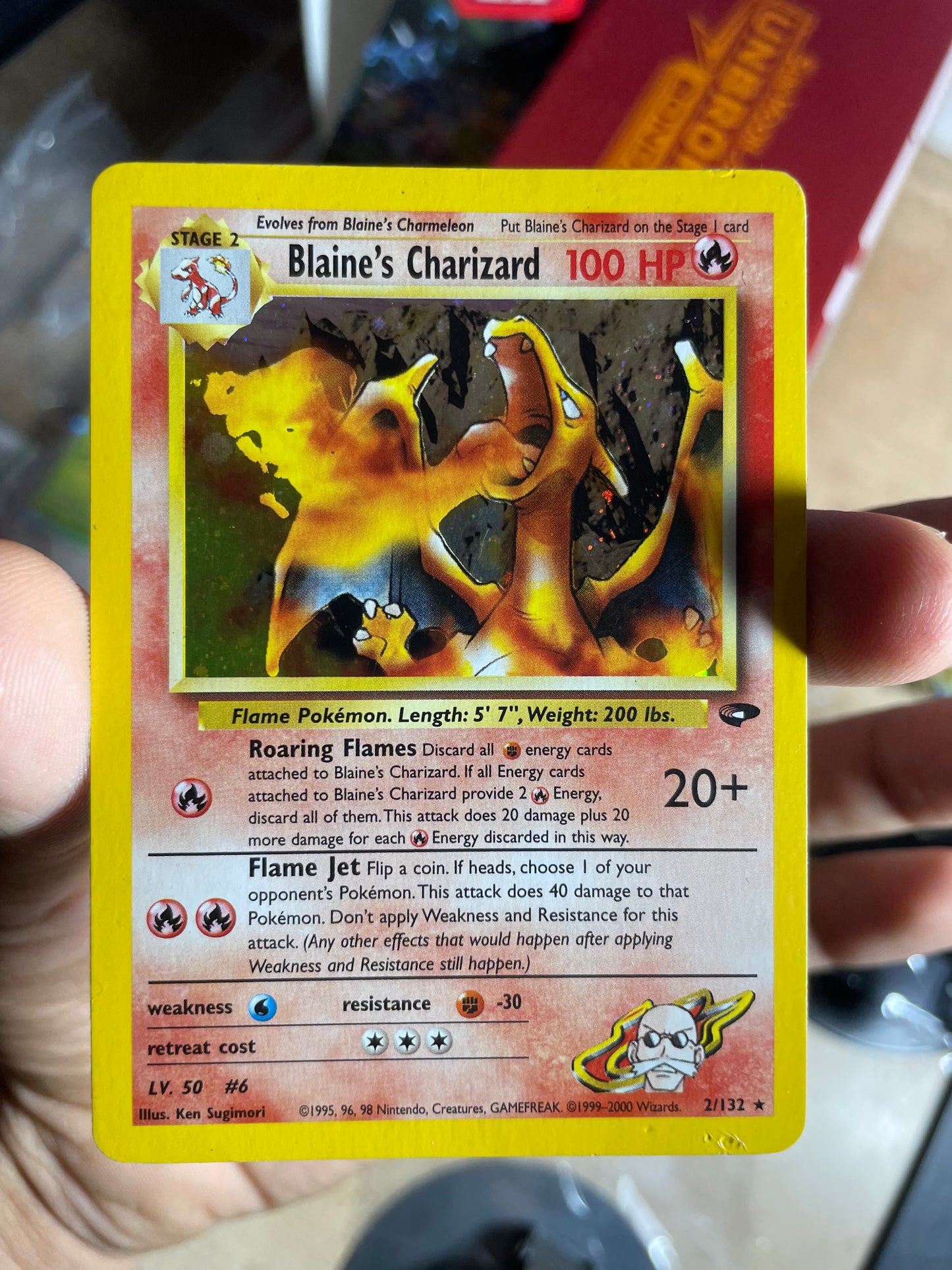 2000 Blaine's Charizard #2 Gym Challenge [MP]