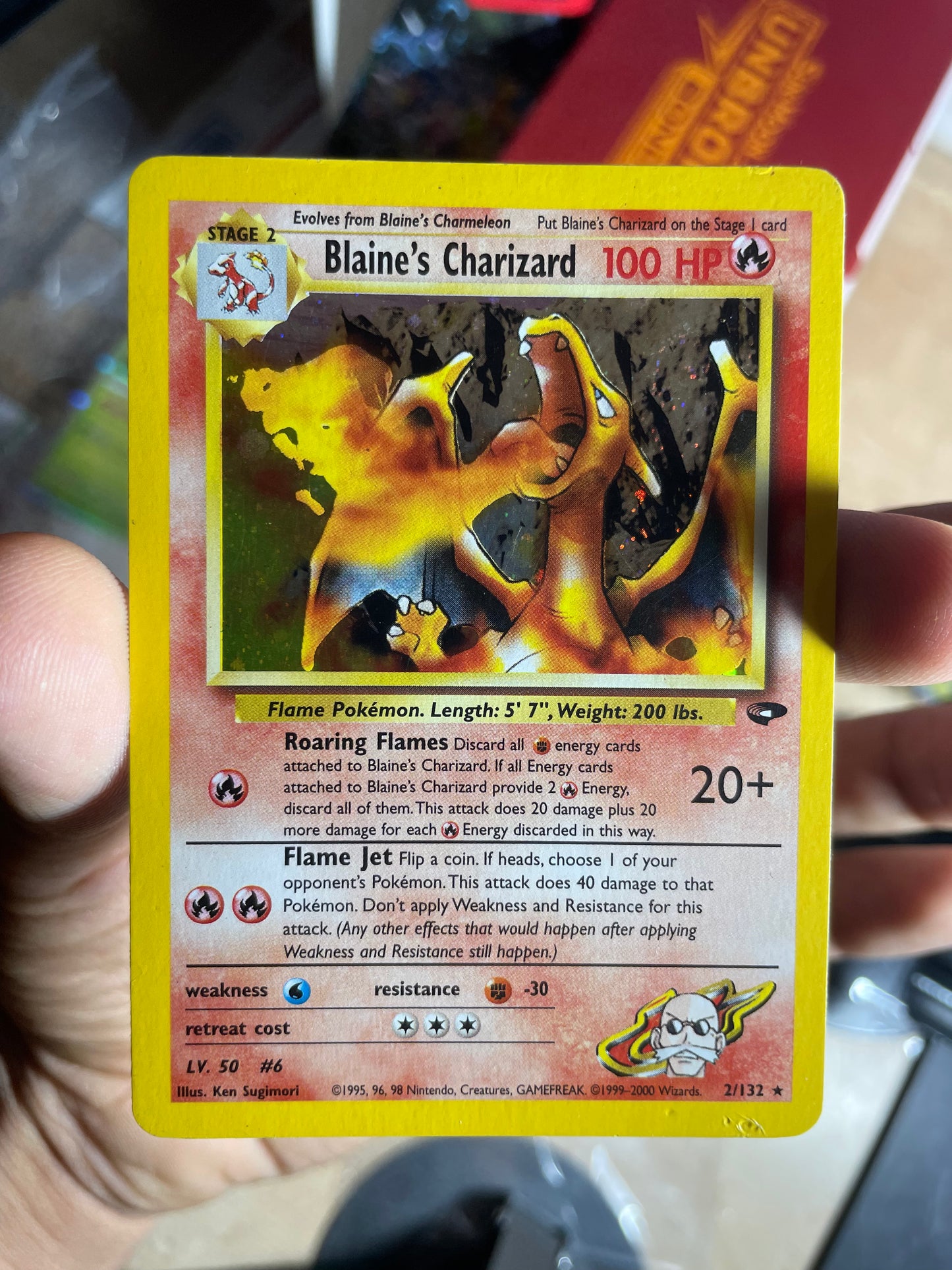 2000 Blaine's Charizard #2 Gym Challenge [MP]