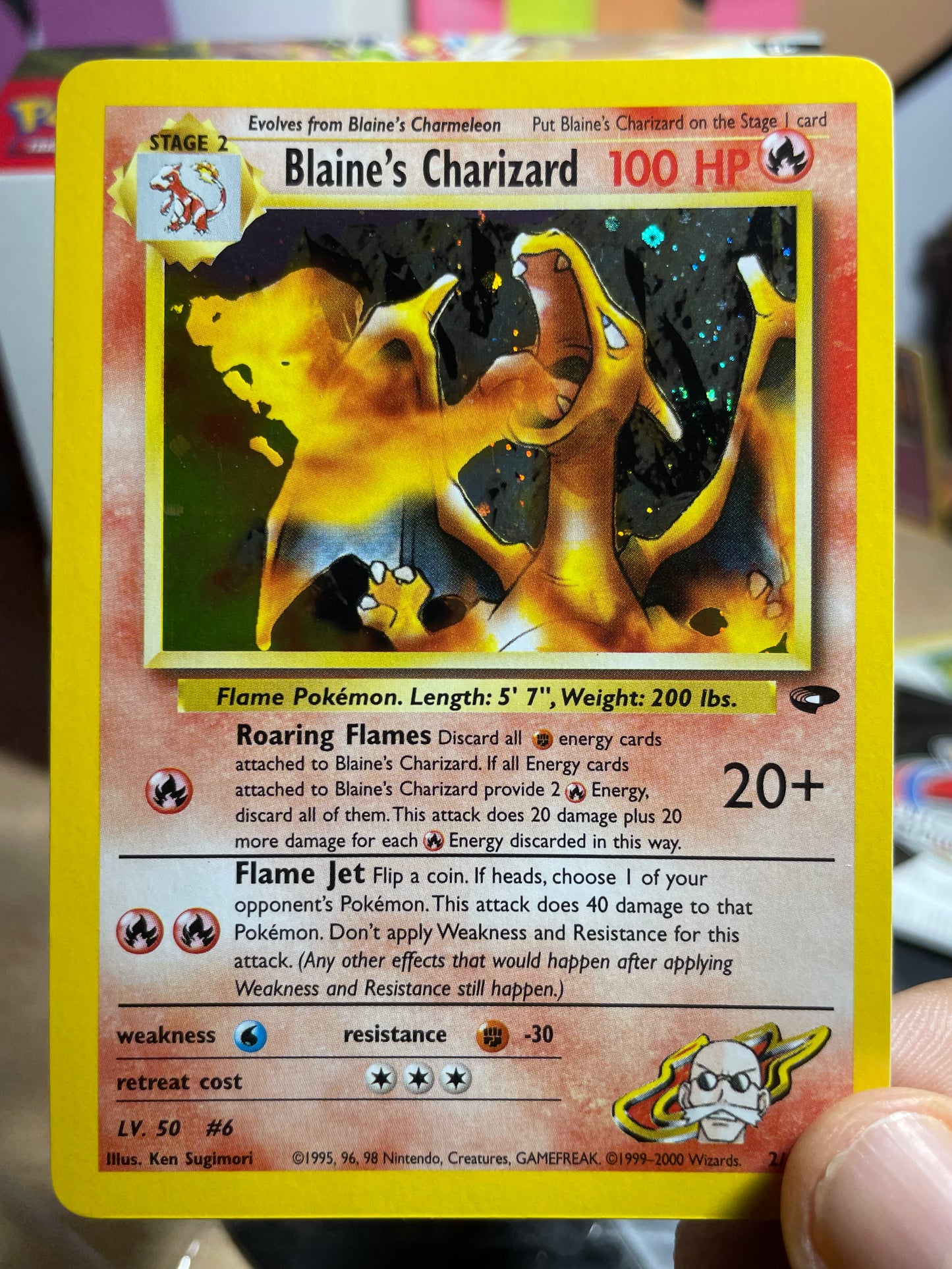 2000 Blaine's Charizard #2 Gym Challenge [LP]
