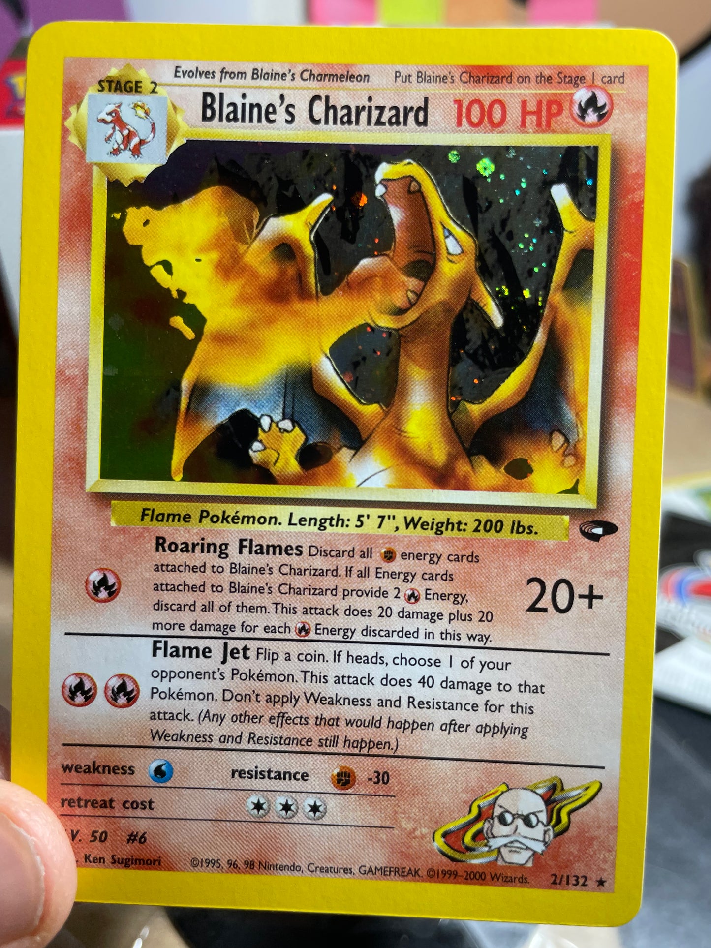 2000 Blaine's Charizard #2 Gym Challenge [LP]
