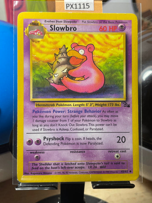 1999 Slowbro #41 Fossil [MP+]