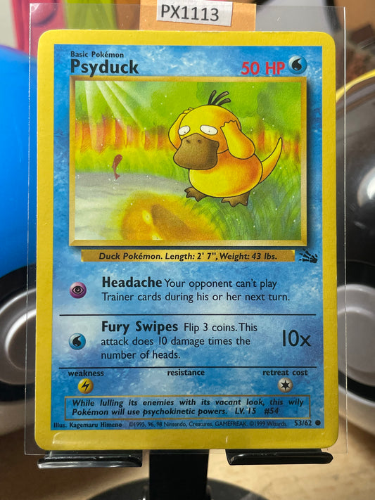 1999 Psyduck #53 Fossil [LP-]