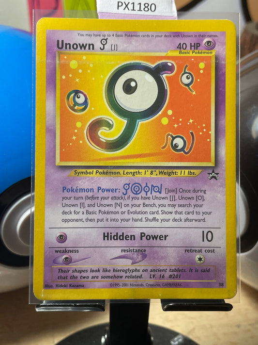 2001 Unown J #38 WOTC Promo [LP-]