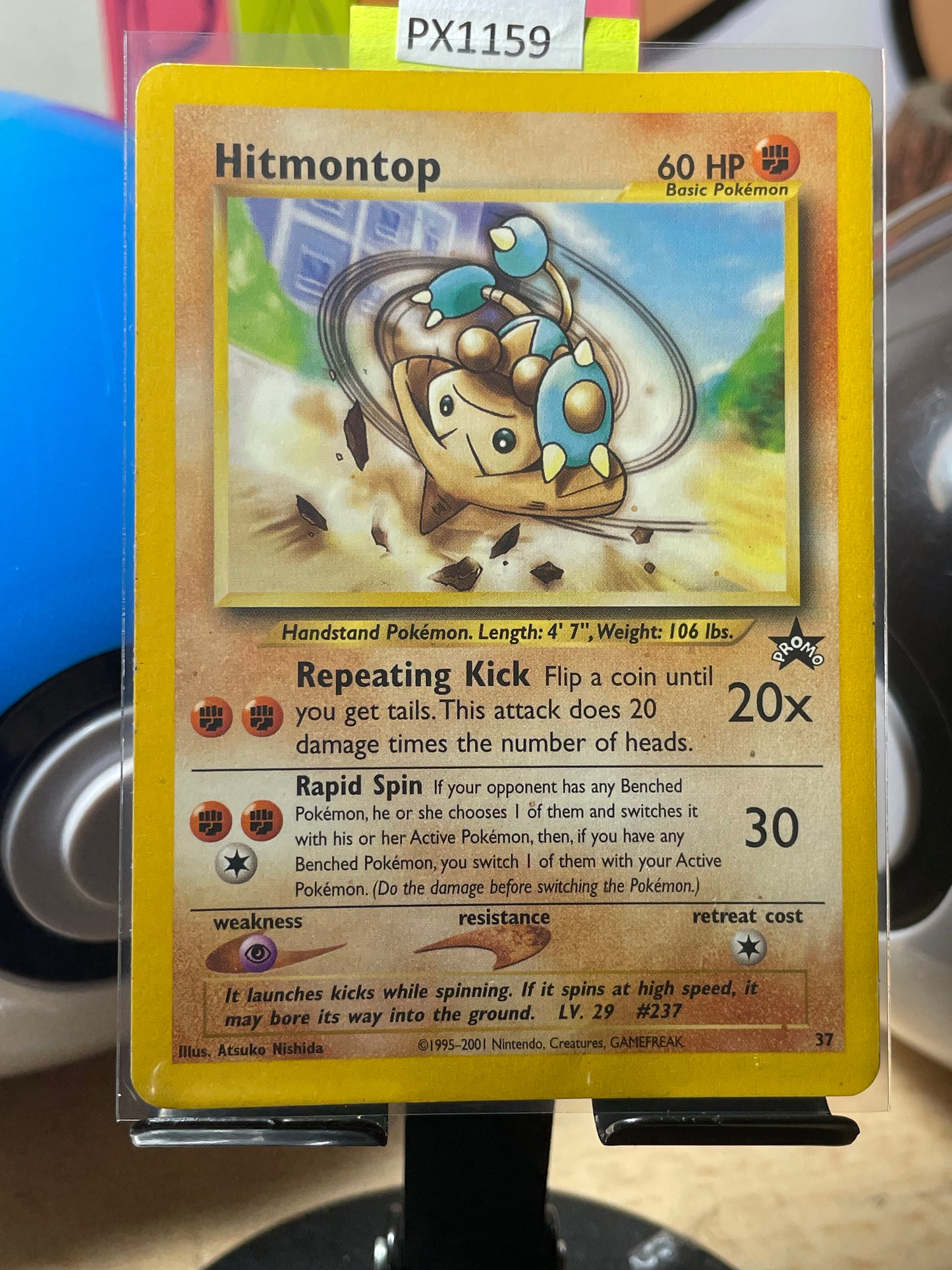 2001 Hitmontop #37 WOTC Promo [MP]