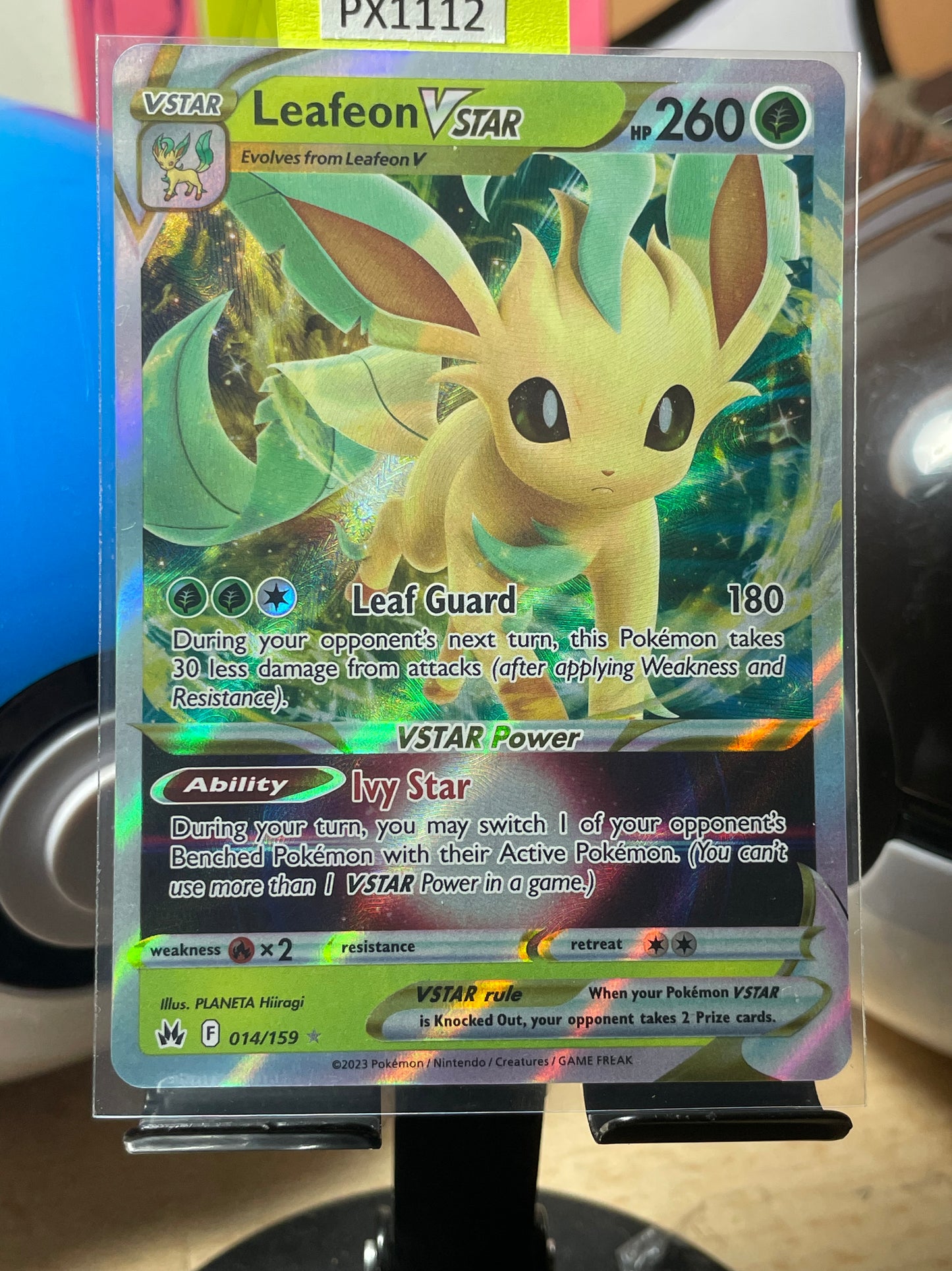 2023 Leafeon VSTAR #14 Crown Zenith [NM]