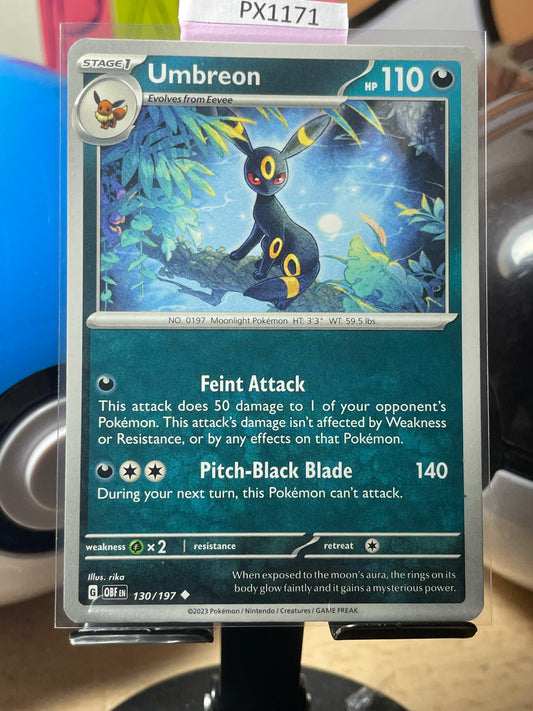 2023 Umbreon #130 Obsidian Flames