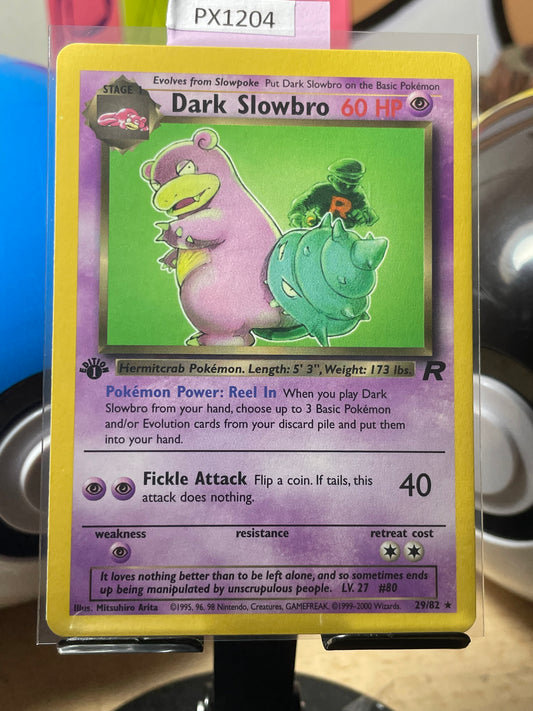 2000 Dark Slowbro [1st Edition] #29 Team Rocket [LP]