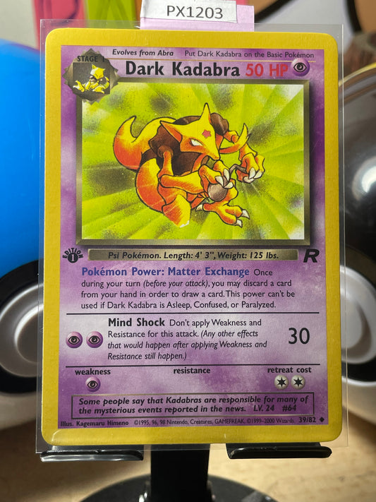 2000 Dark Kadabra [1st Edition] #39 Team Rocket [NM-]