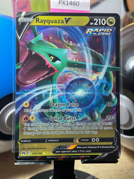 2023 Rayquaza V #100 Crown Zenith