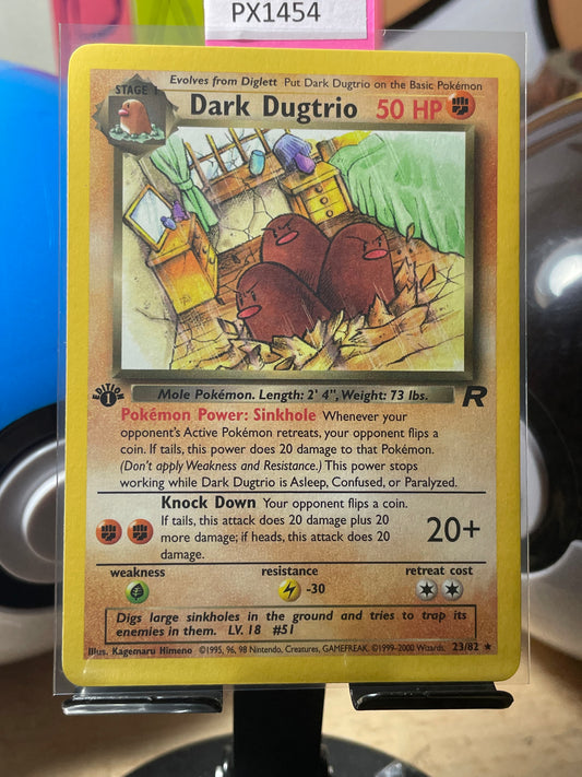 2000 Dark Dugtrio [1st Edition] #23 Team Rocket [NM-]