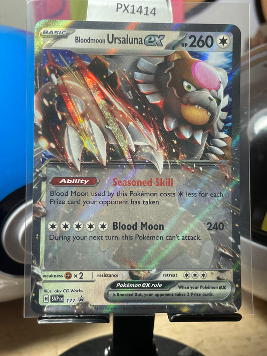 2024 Bloodmoon Ursaluna ex #177 SV Promo