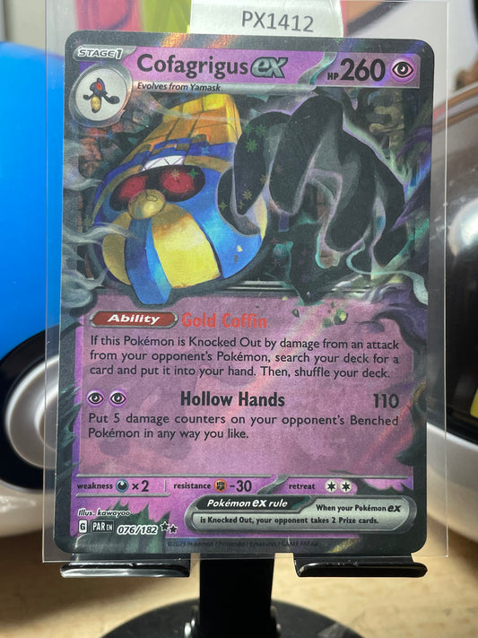 2023 Cofagrigus ex #76 Paradox Rift