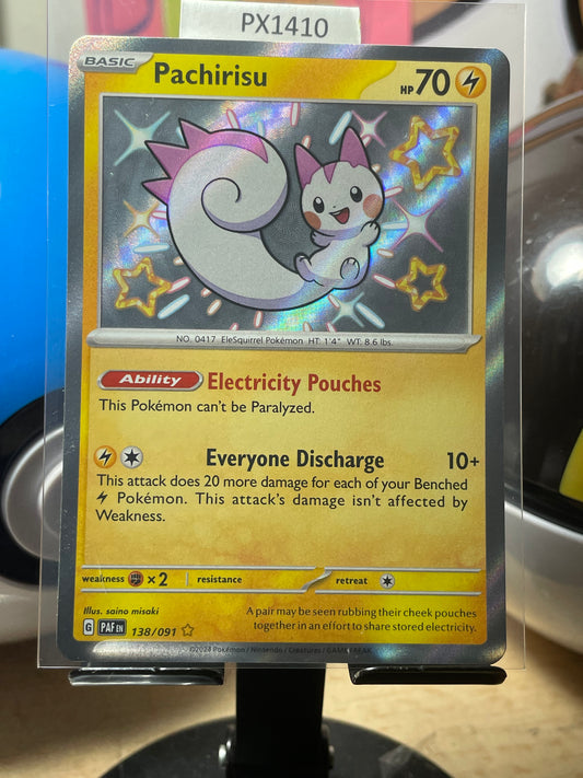 2024 Pachirisu #138 Paldean Fates [NM]