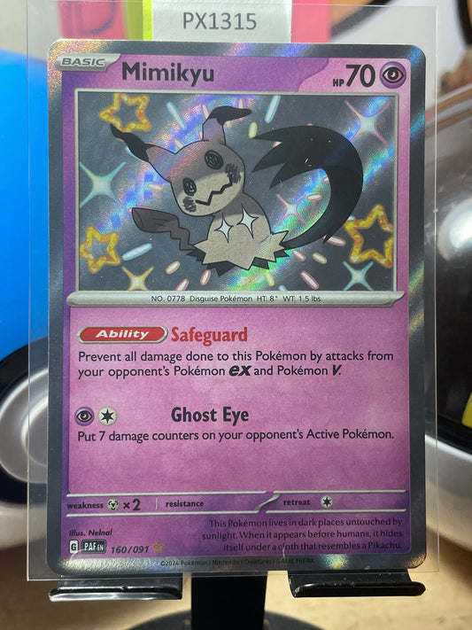 2024 Mimikyu #160 Paldean Fates [NM-]