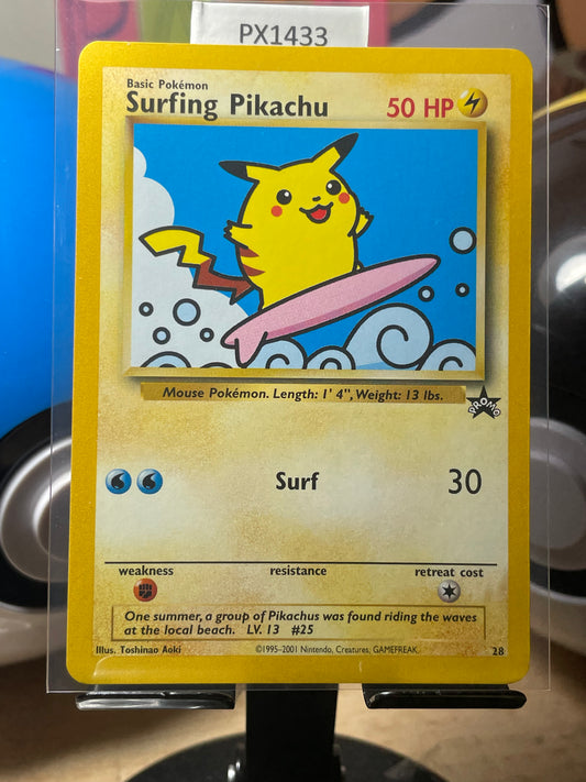 2001 Surfing Pikachu #28 WOTC Promo