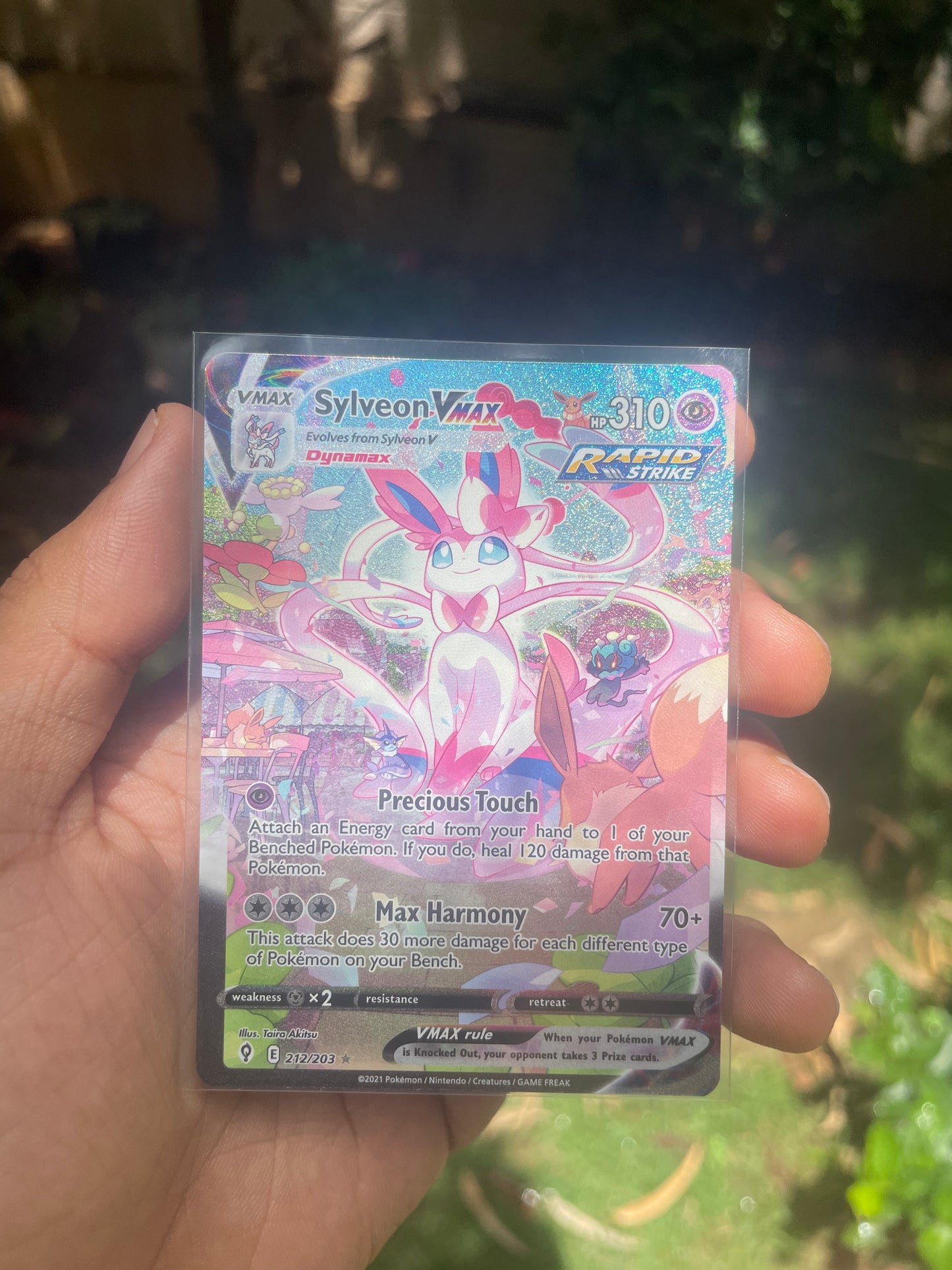 2021 Sylveon VMAX #212 Evolving Skies [NM-]