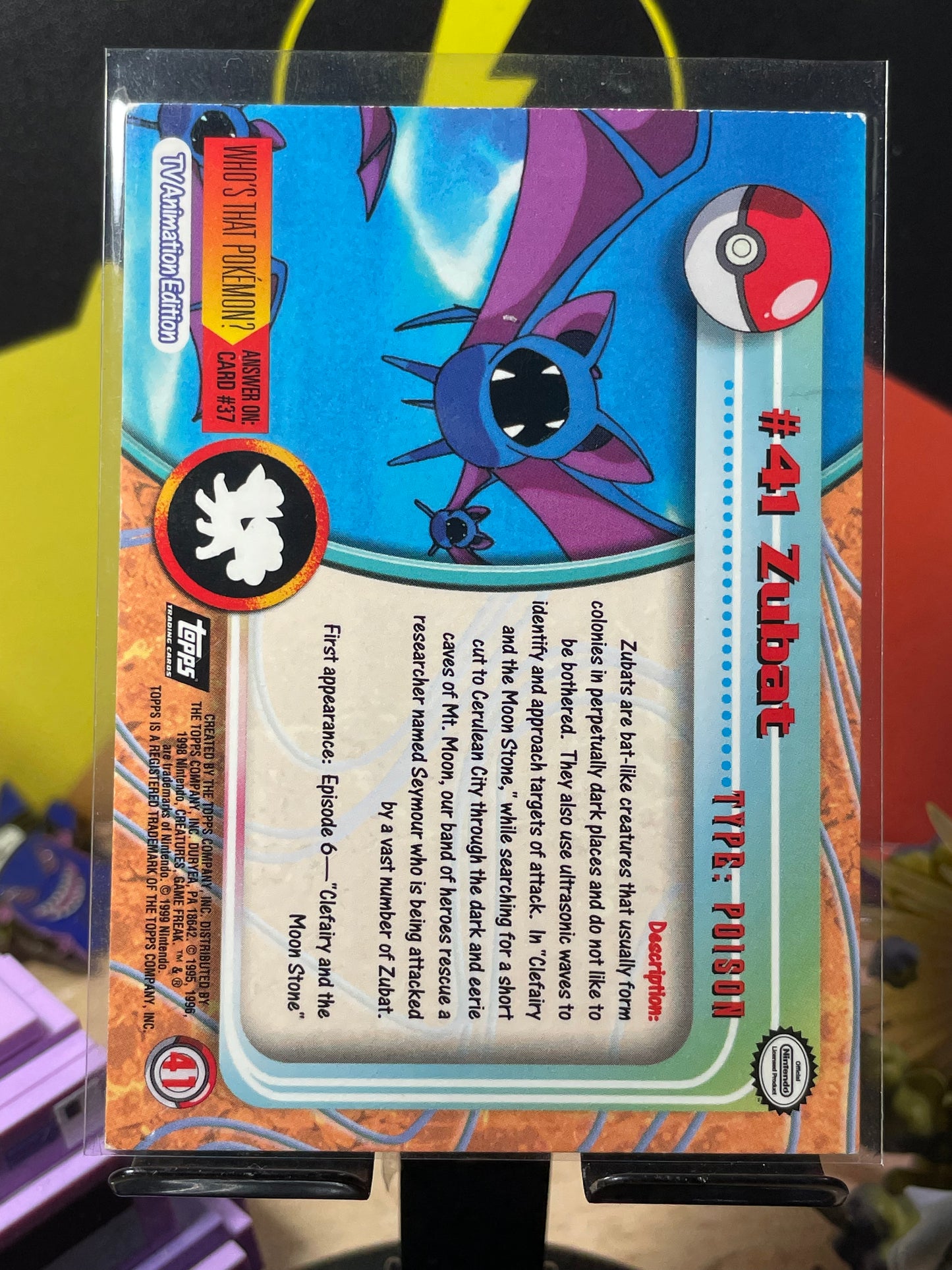 1999 Zubat #41 Topps TV