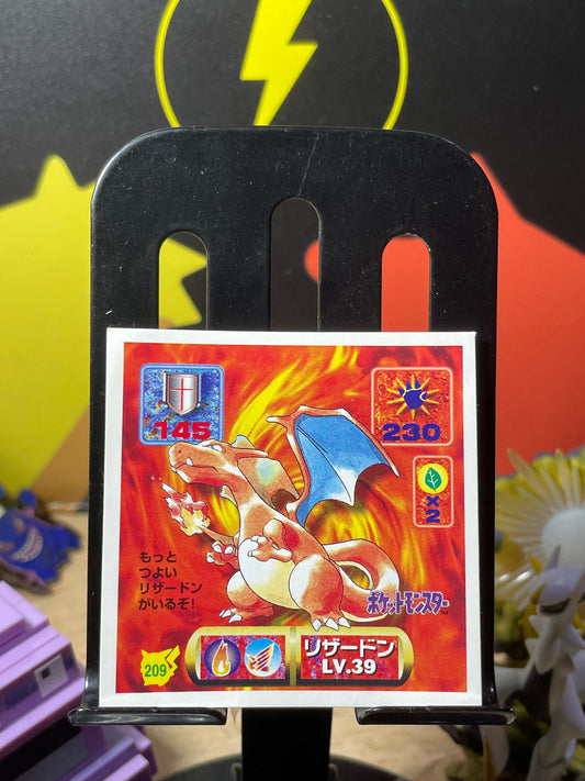 1996 Charizard #209 Amada Sticker (JP)