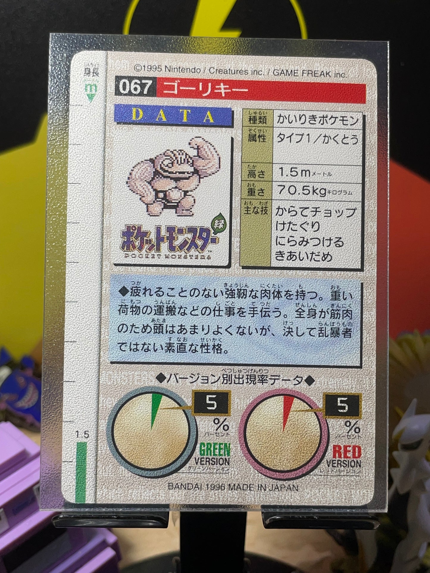 1996 Machoke #67 Carddass (JP)