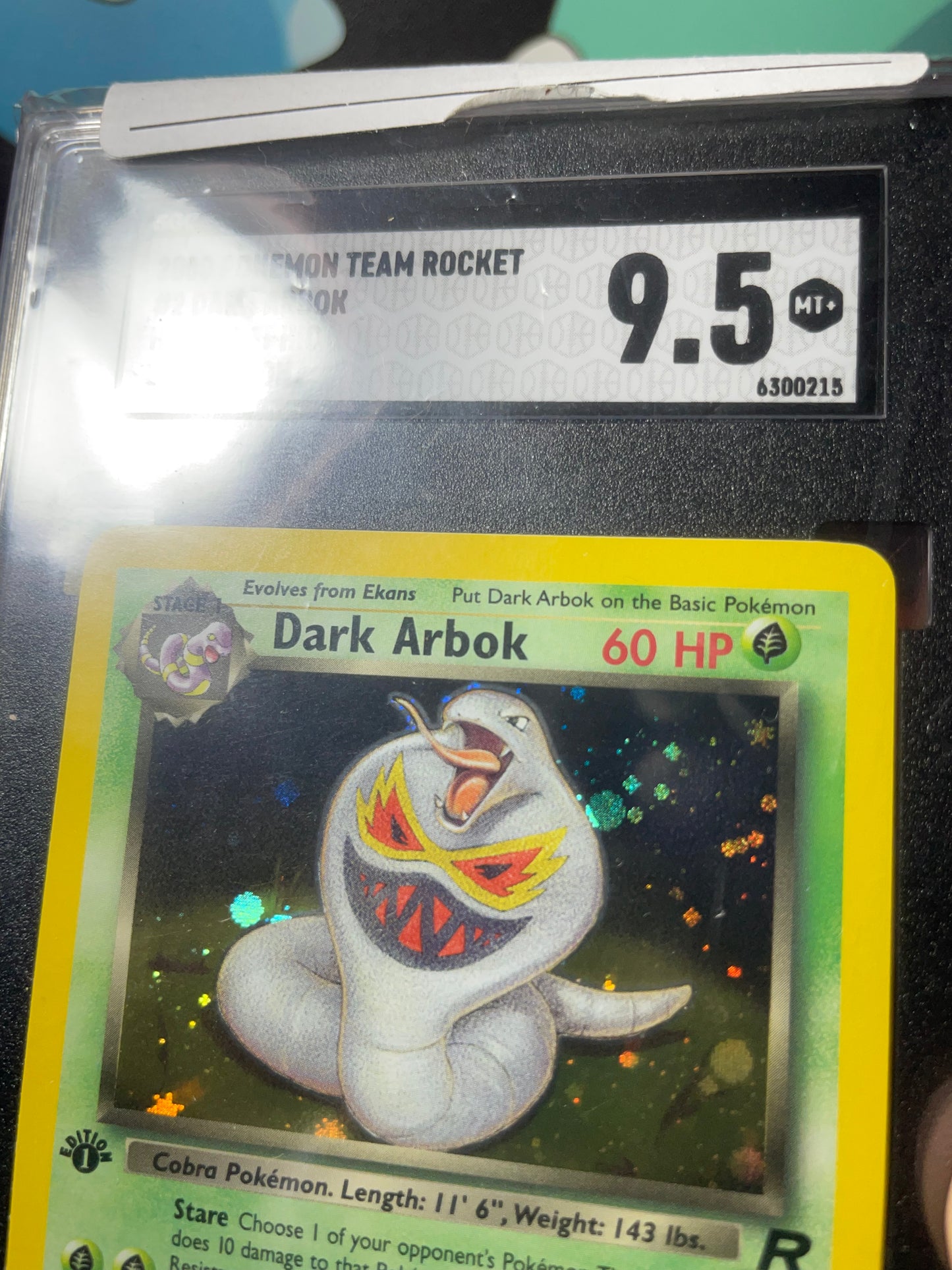 (SGC 9.5) Dark Arbok [1st Edition] #2 Team Rocket