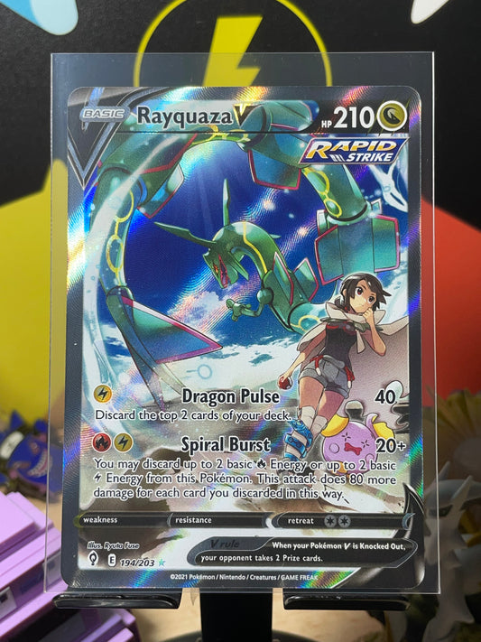 2021 Rayquaza V #194 Evolving Skies