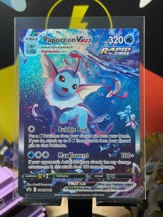 2021 Vaporeon VMAX #SWSH182 Promo