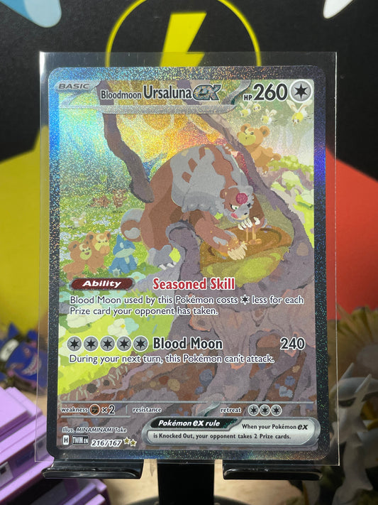 2024 Bloodmoon Ursaluna ex #216 Twilight Masquerade