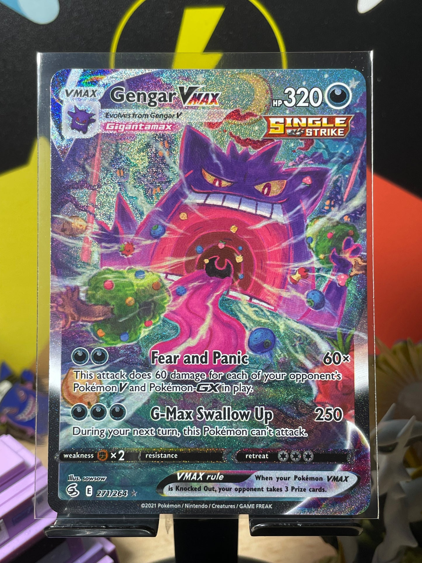 2021 Gengar VMAX #271 Fusion Strike