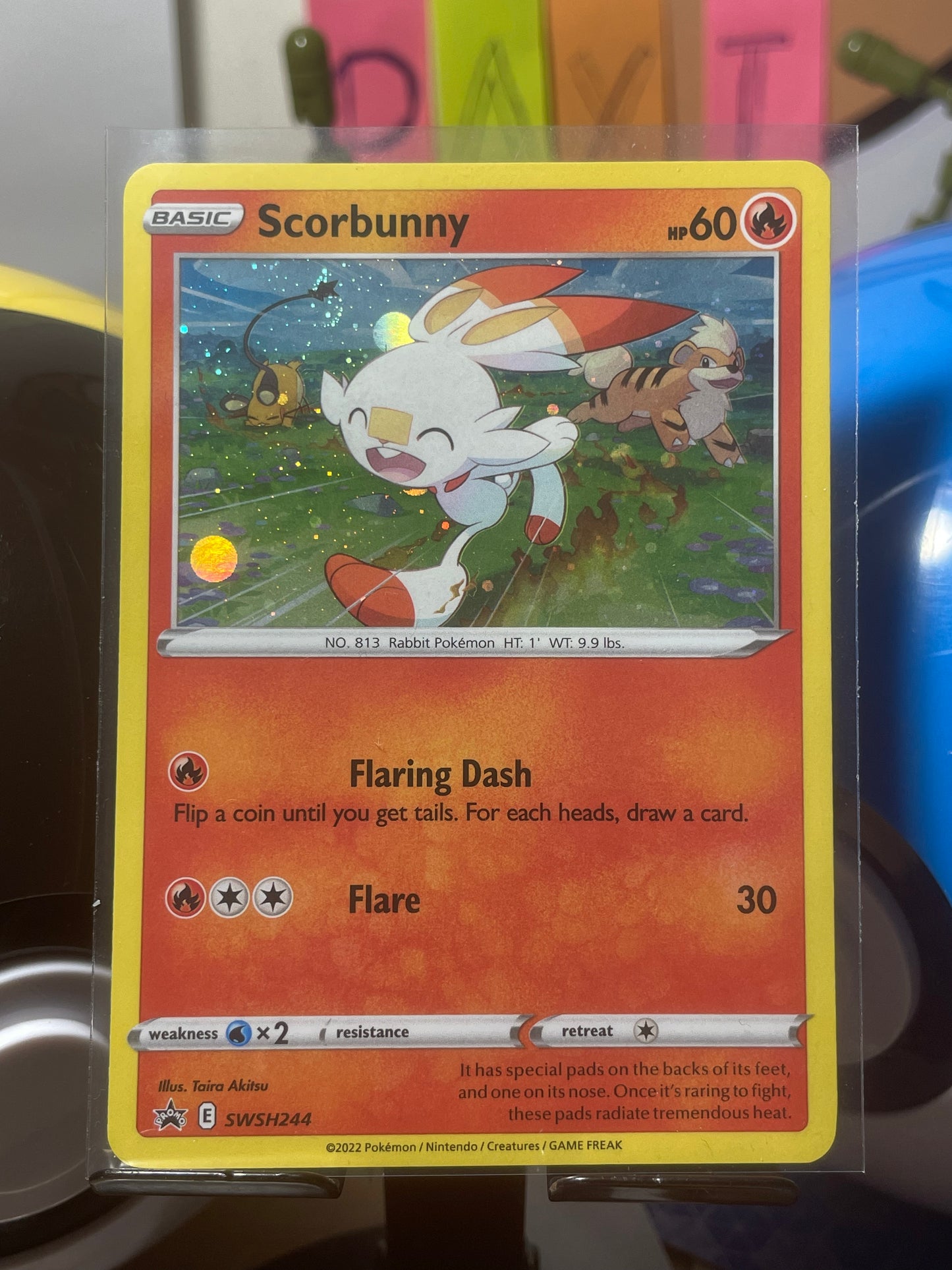 2022 Scorbunny #SWSH244 Promo [LP+]