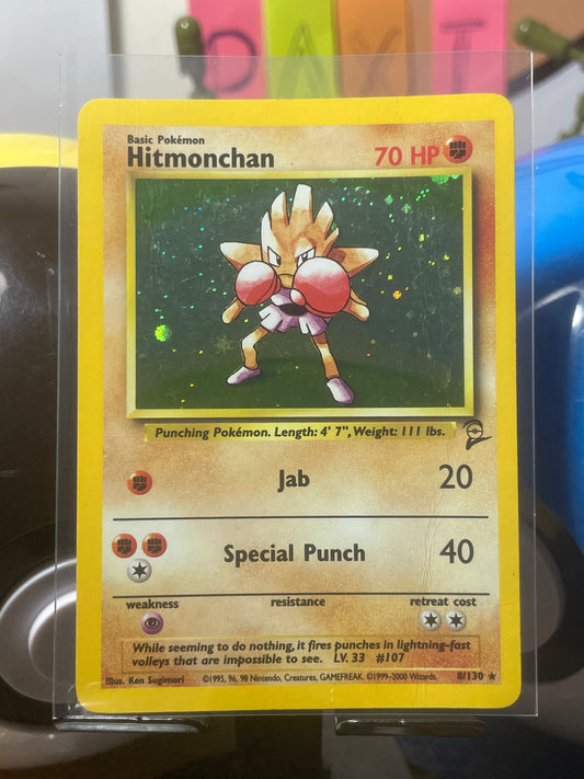 2000 Hitmonchan #8 Base Set 2 [Creased]