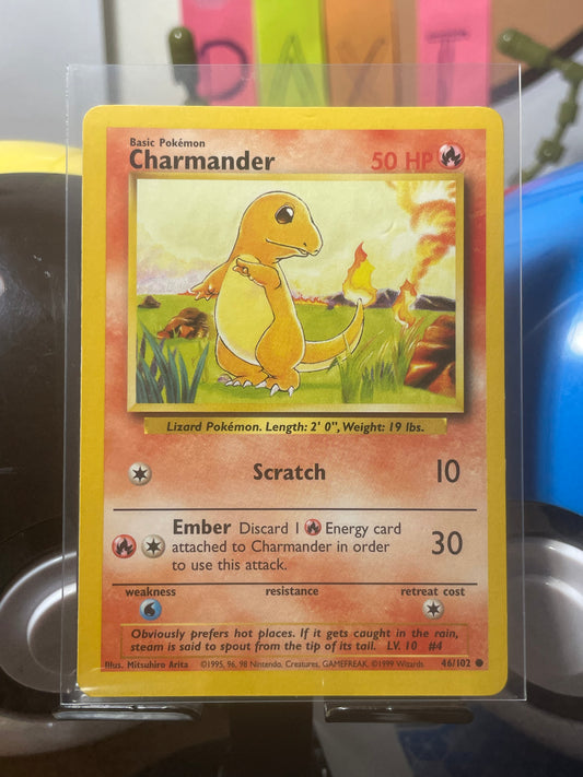 1999 Charmander #46 Base Set [LP]