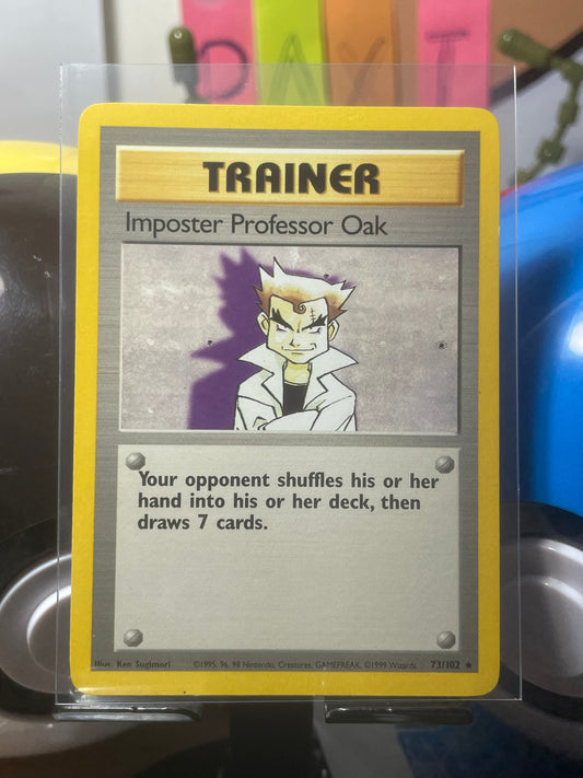 1999 Imposter Professor Oak #73 Base Set [LP]