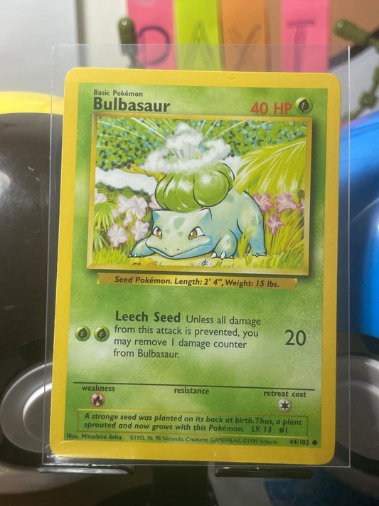 1999 Bulbasaur #44 Base Set [LP+]