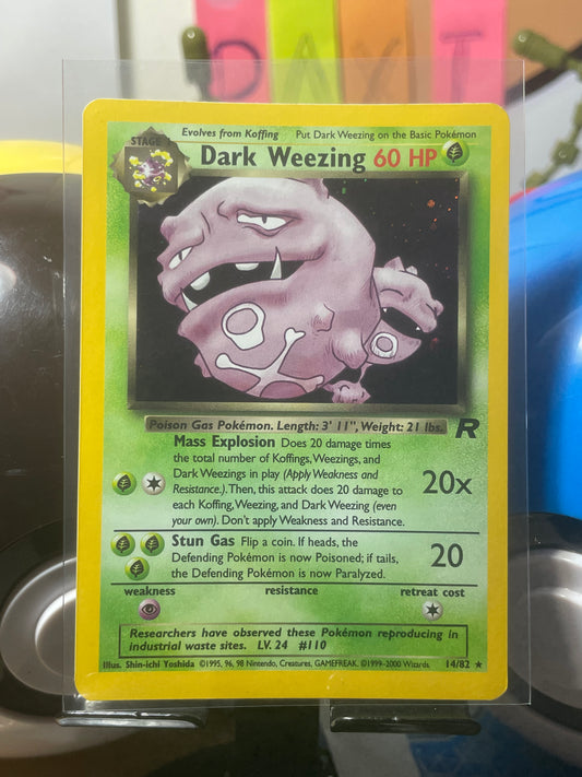 2000 Dark Weezing #14 Team Rocket [LP+]