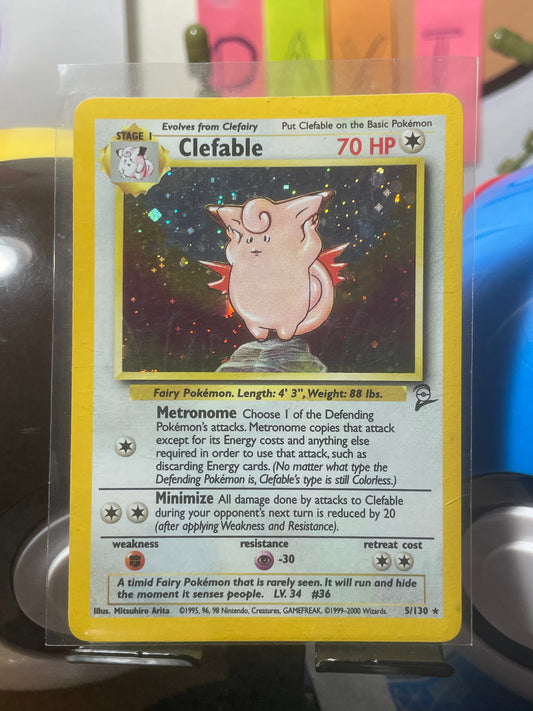 2000 Clefable #5 Base Set 2 [MP+]