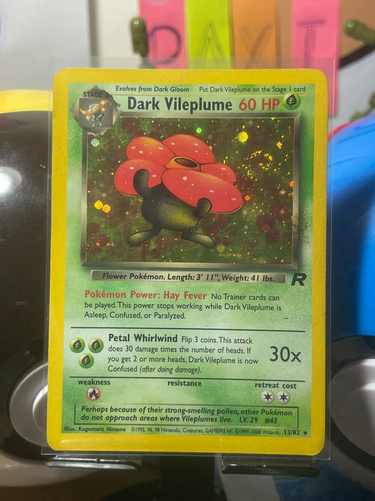 2000 Dark Vileplume #13 Team Rocket [MP-]