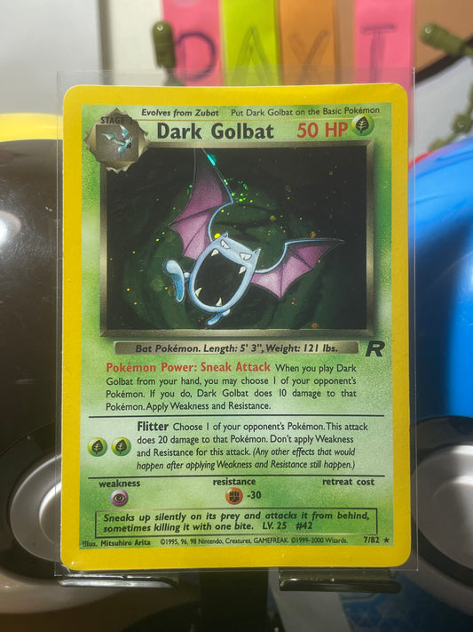 2000 Dark Golbat #7 Team Rocket [LP+]
