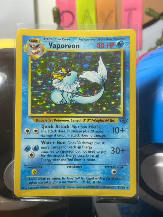 1999 Vaporeon #12 Jungle [LP-]
