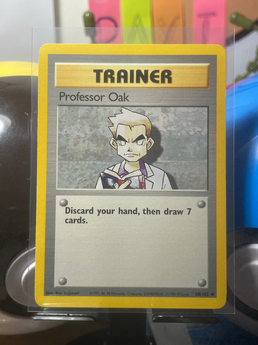 1999 Professor Oak #88 Base Set [LP-]