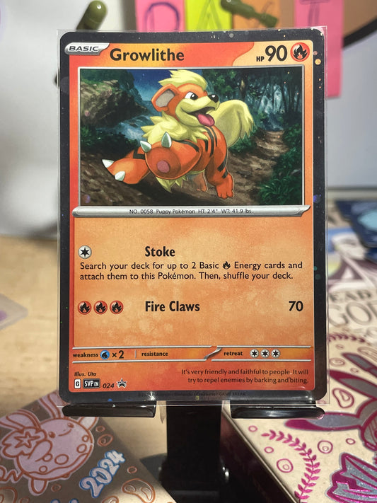 2021 Growlithe #24 SV Promo