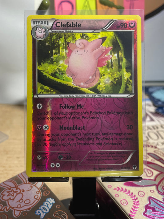 2016 Clefable [Reverse] #51 Generations [LP]