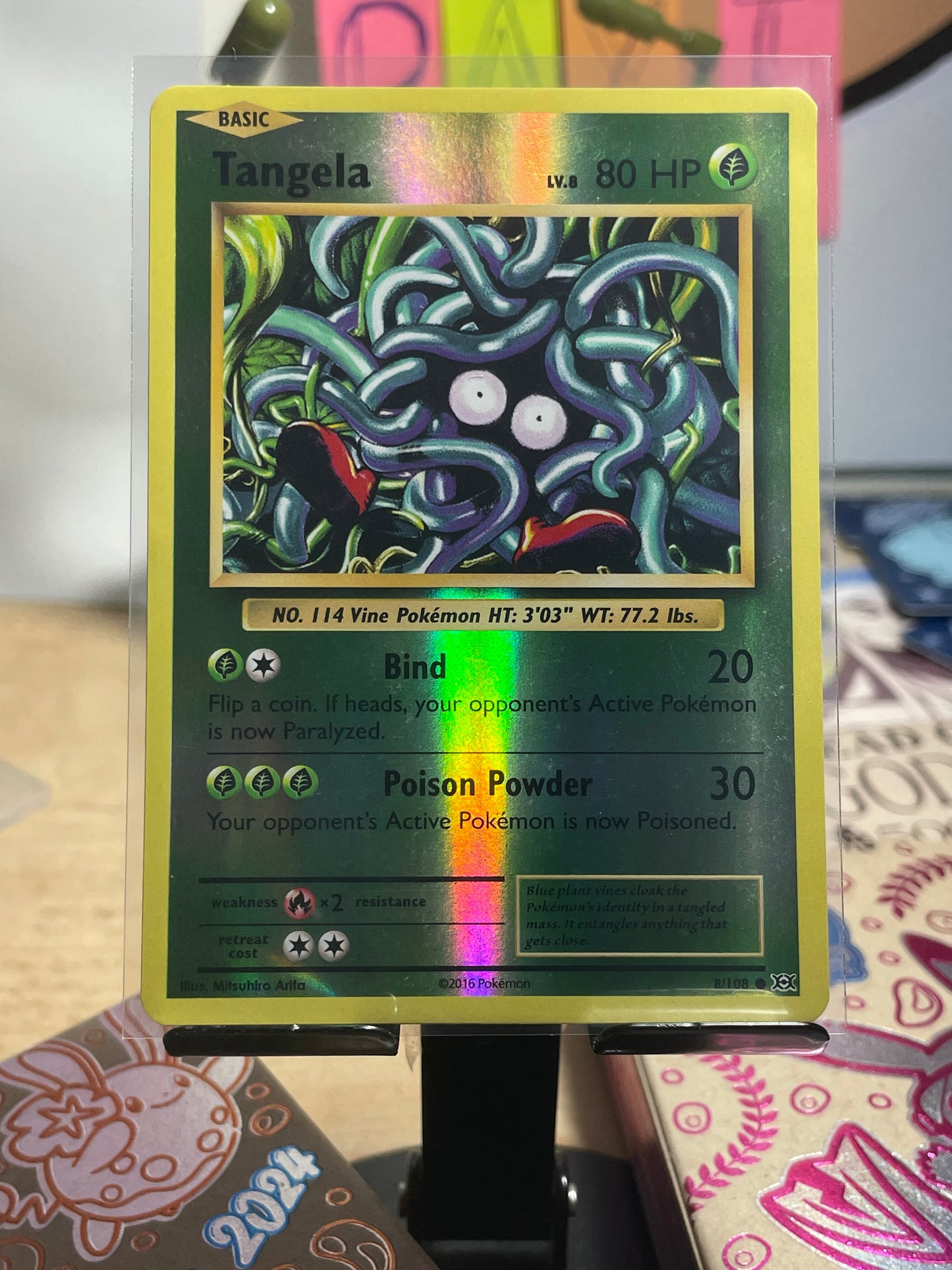 2016 Tangela [Reverse] #8 Evolutions