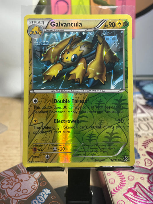2016 Galvantula [Reverse Holo] #42 Pokemon Steam Siege